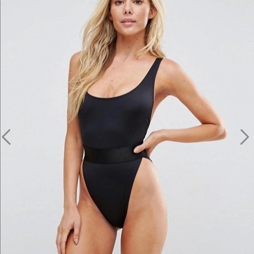 Black One Piece Swimsuit